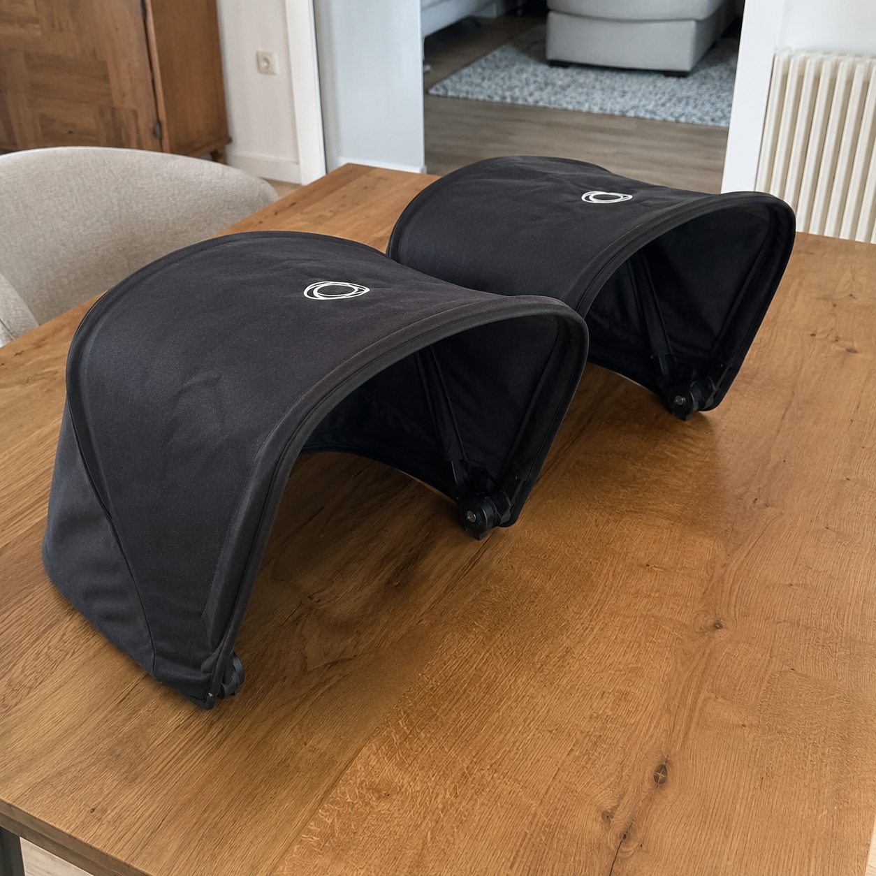 Bugaboo Donkey black canopies (2)